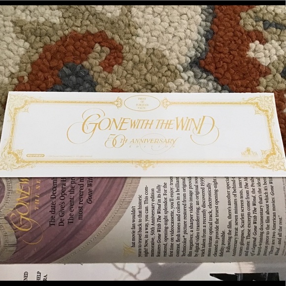 Vintage Gone With the Wind 50th Anniversary VHS edition - Picture 8 of 10